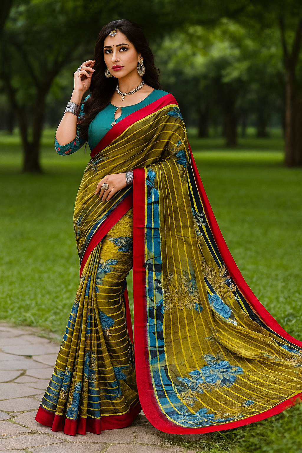 Printed Saree - Sunita Style & Grace
