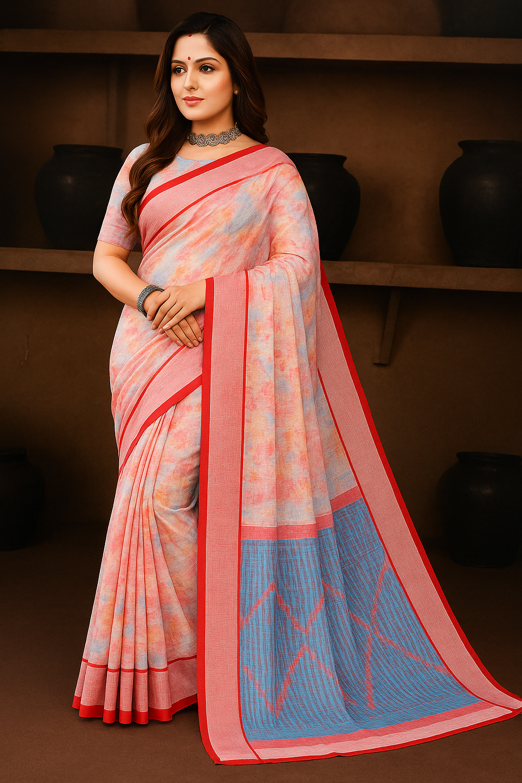 Tie-Dye Printed Sarees - Sunita Style & Grace