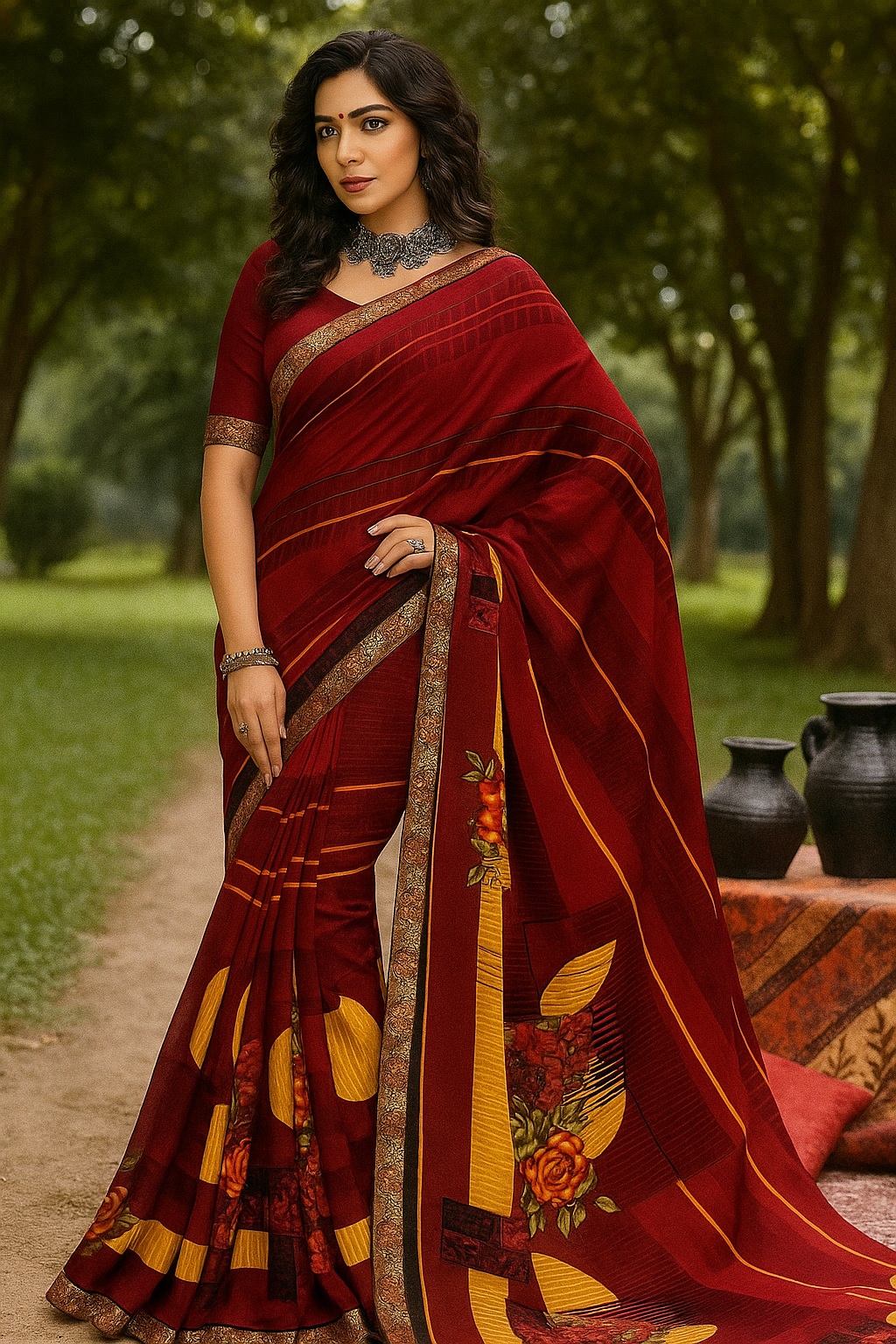 Fancy Saree - Sunita Style & Grace