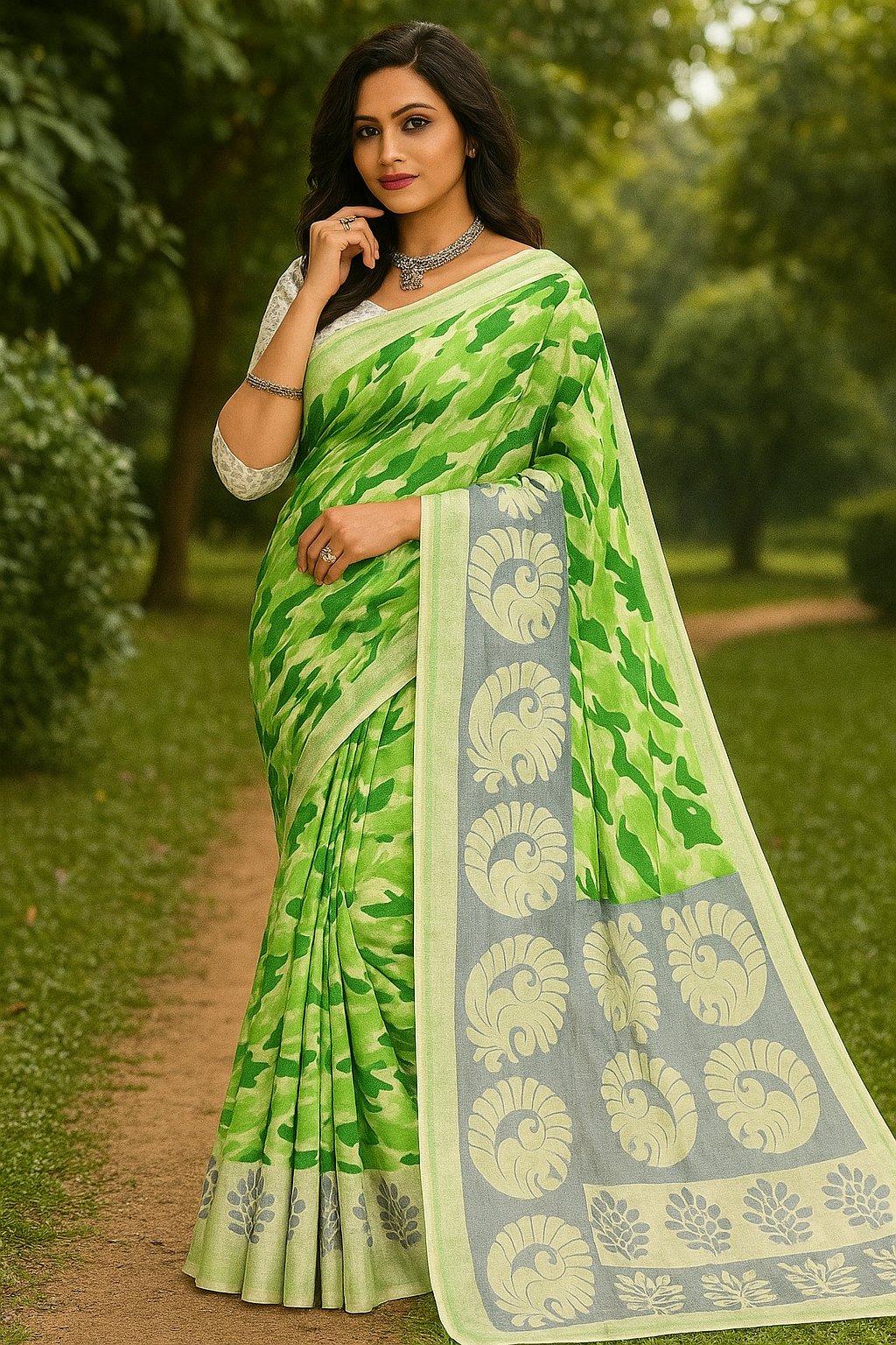 Floral Saree - Sunita Style & Grace