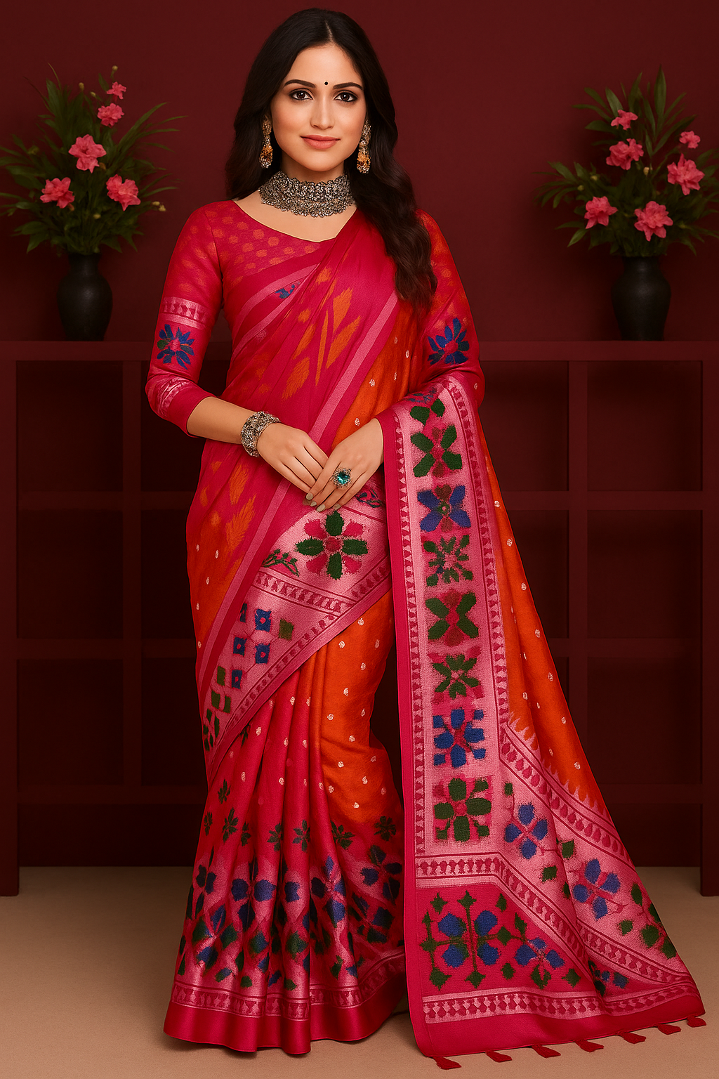 Silk blend Saree - Sunita Style & Grace