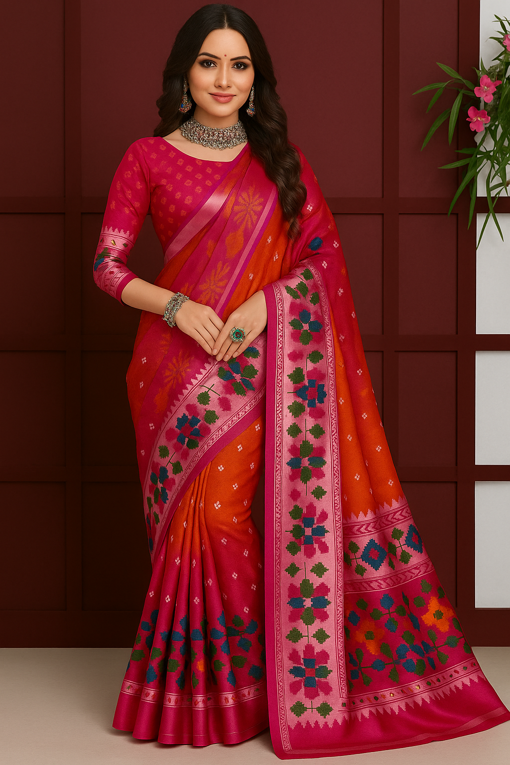 Silk blend Saree - Sunita Style & Grace