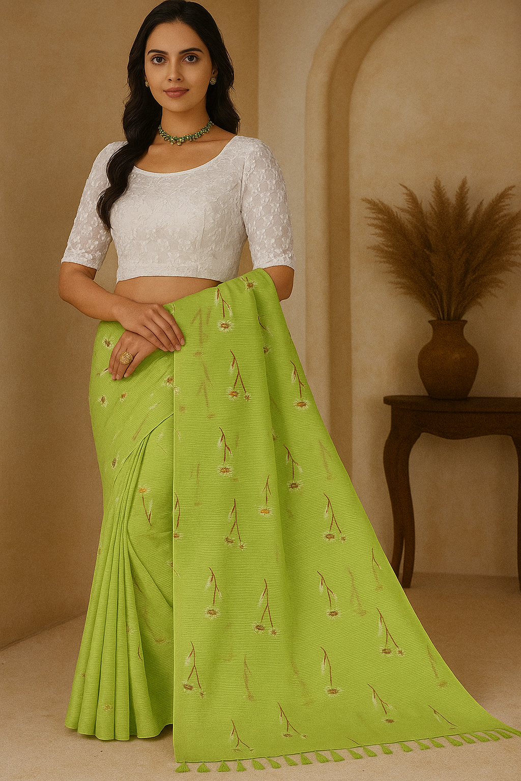Floral Charm Saree - Sunita Style & Grace