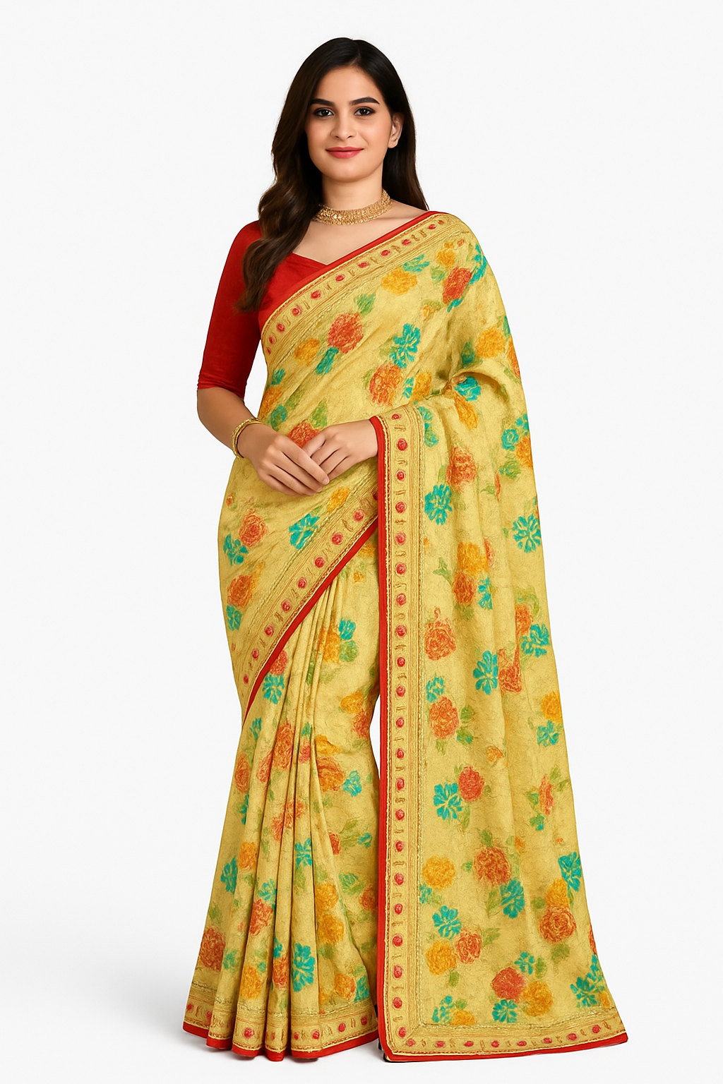 Floral Printed Sarees - Sunita Style & Grace
