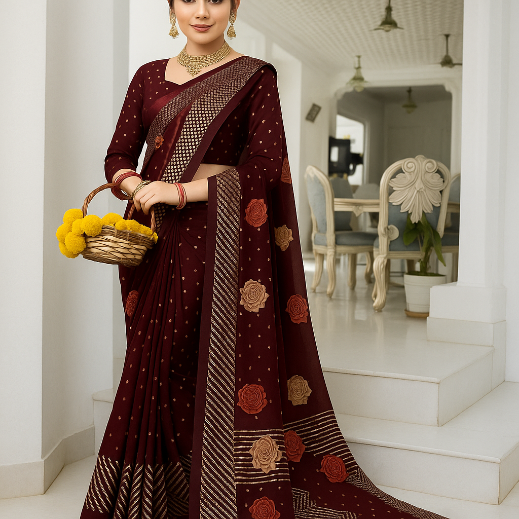 Malbari silk saree - Sunita Style & Grace