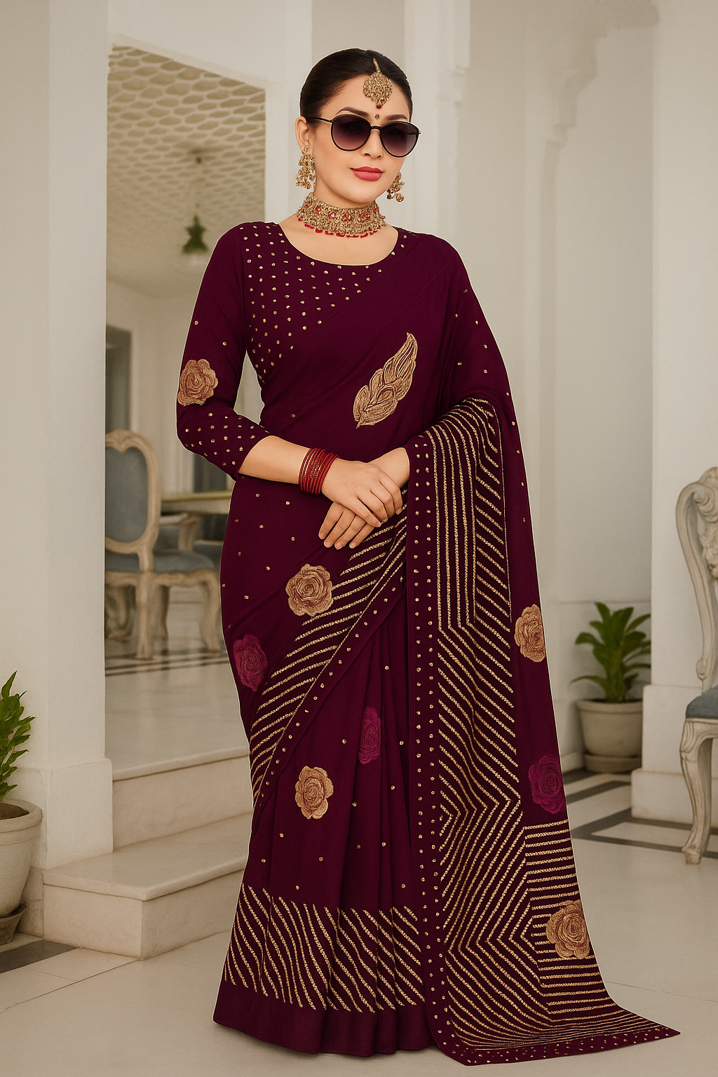 Malbari silk saree - Sunita Style & Grace