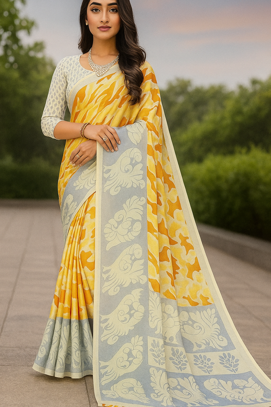 Floral Saree - Sunita Style & Grace