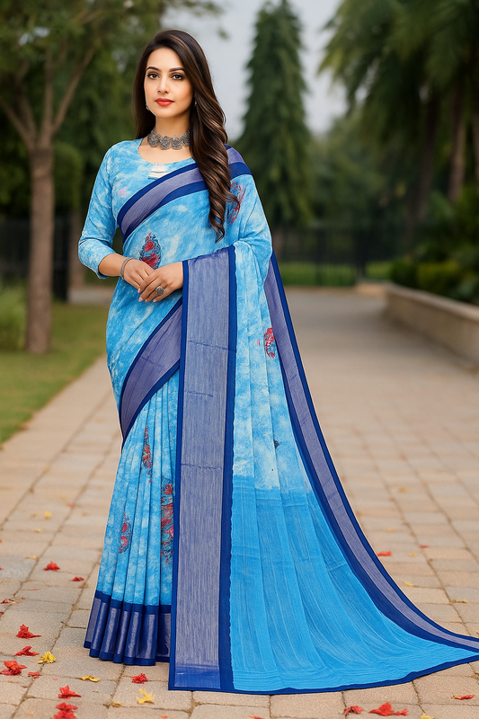 Tie-Dye Printed Sarees - Sunita Style & Grace