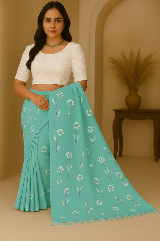 Floral Charm Saree - Sunita Style & Grace