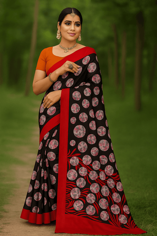 Circular Patterns Saree