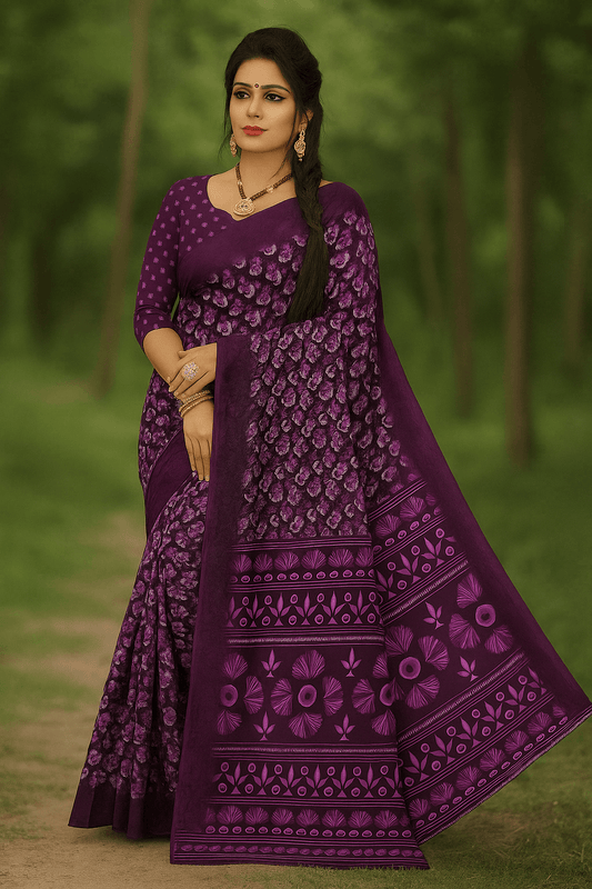 Floral Woven Saree